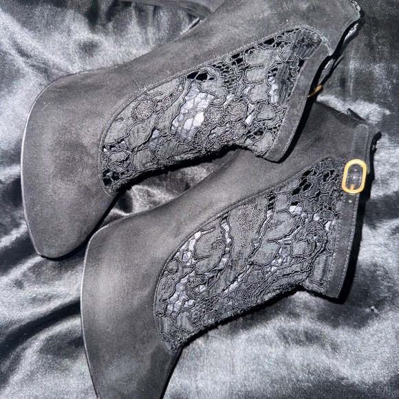 Dolce & Gabbana Shoes - ❤️🔥AUTHENTIC🔥❤️Dolce & Gabbana Black sued and lace booties.